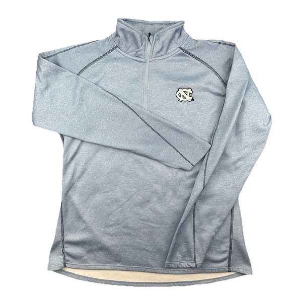 UNC Tar Heels Knights Apparel 1/4 Zip Fleece Lined Pullover Woman's Medium - Picture 1 of 8